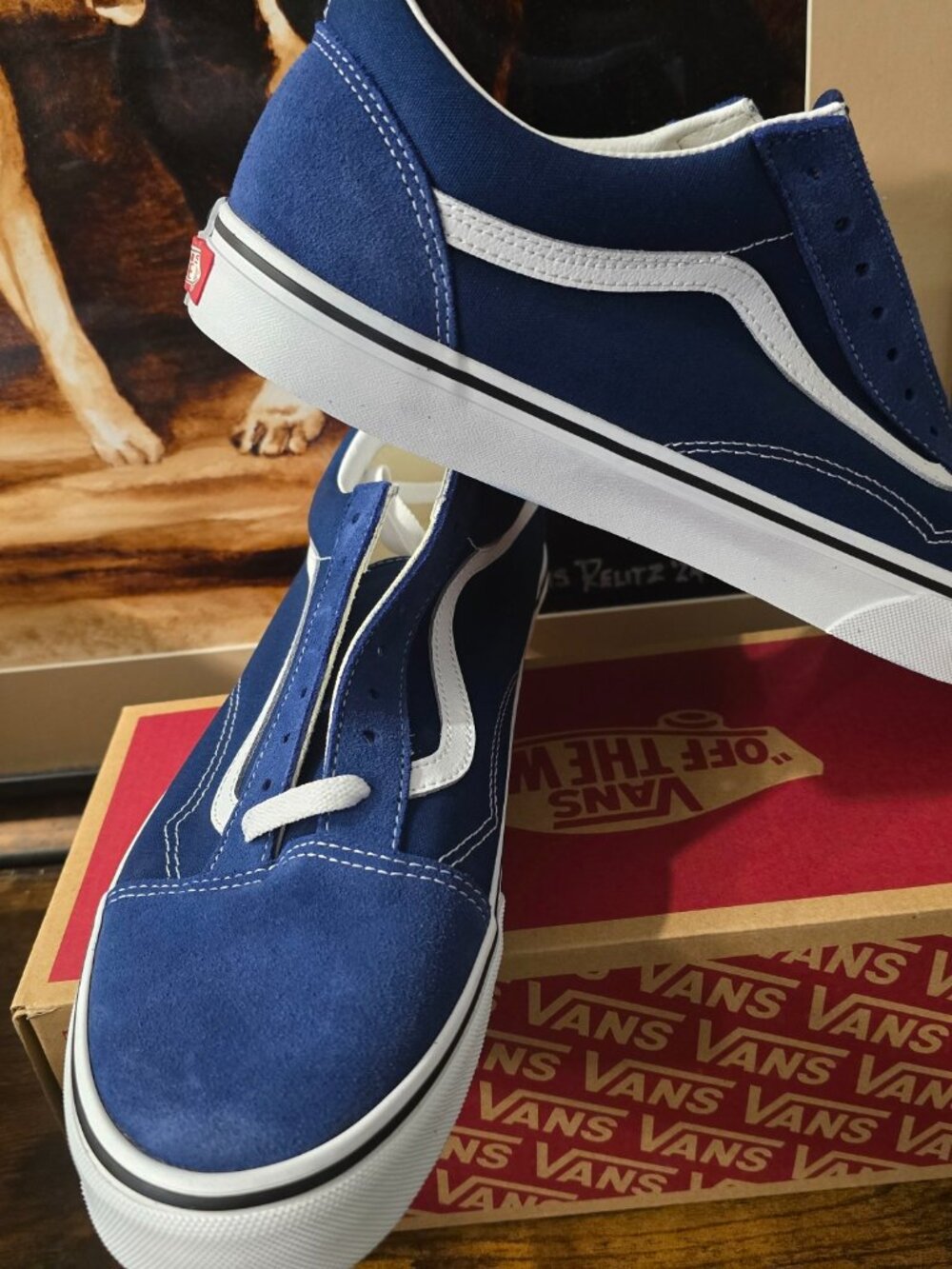 Vans Old Skool Color Theory Sneakers Skate Shoes Deep VN000D7ZFOB Mens 11.5 NEW